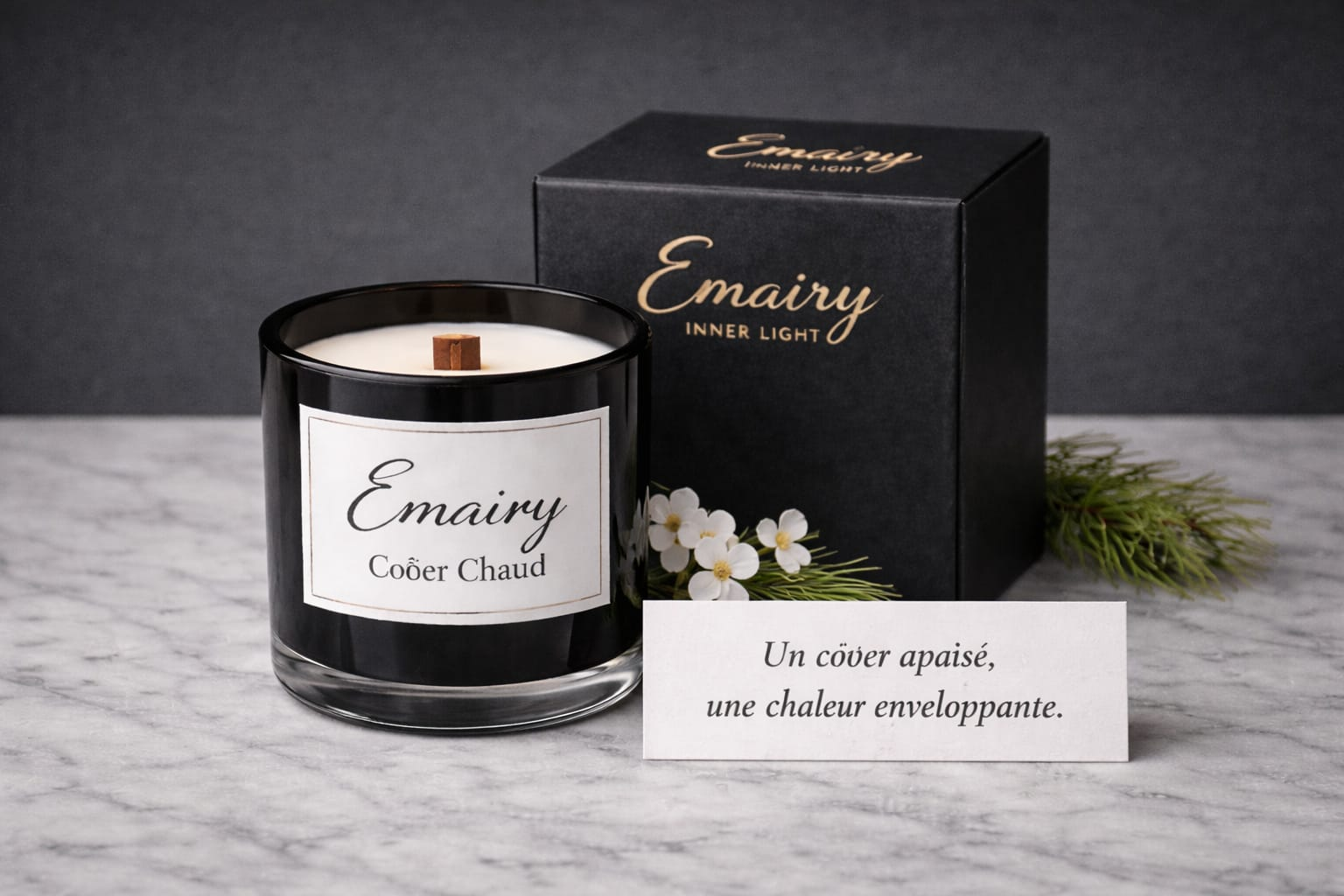 Bougie Cœur Chaud de la Collection Aura