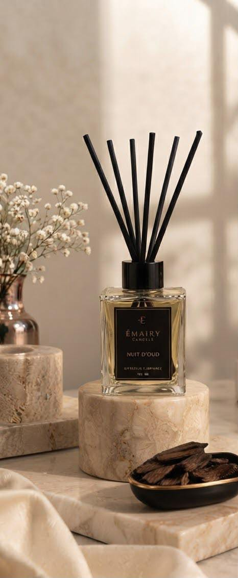 Diffuseur d’ambiance Nuit d’Oud Royale Émairy Candles